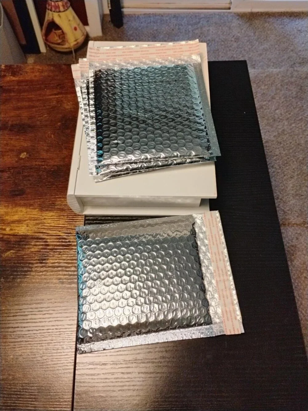 NEW 50 Pacron 6x7 Silver Thermal Bubble Mailers Self Seal Made USA